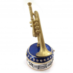 Les Tr&eacute;sors De Lily [J7385] &ndash; kuldne sinine ehtekarp  Trumpet kuld