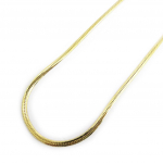 Altesse [L2994] - Collier Chaine Plaqu&eacute; Or 'Maille Anglaise' 45 cm 4 mm kuld
