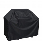 T&auml;iustatud 210D Oxford Cloth Black BBQ eriline grillkate, veekindel UV-kindlad grillitarbed