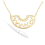 Les Tr&eacute;sors De Lily [Q7613] - kullatud  Cl&eacute;opatra  kaelakee - 34x18 mm kuld