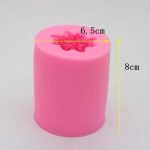 DIY tordikaunistus silikoonist 3D roosi&otilde;ie k&uuml;&uuml;nla vorm fondant vorm pikk sammas k&auml;sitsi valmistatud seep