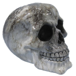 Les Tr&eacute;sors De Lily [R1462] &ndash; vaigust kujuke 'Skull' hall (marmoriseeritud) - 15x12x10. 5 cm hall