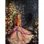 Kaunis teemantmaaling mosaiikmustriga teemanttikandiga m&uuml;ts naisele kodukaunistuse kingitus 20X30CM