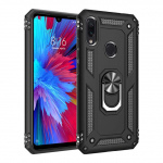 Luksuslik Armor Stand Case Xiaomi Redmi Note 7 8 Pro Case p&otilde;rutuskindel magnetr&otilde;nga hoidja telefoni kate Redmi 7A 8A &uuml;mbrisele For Redmi 7 must