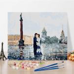 DIY Maalimine numbrite j&auml;rgi Kunst numbrid Maalimine Kodukaunistus K&auml;sit&ouml;&ouml; Hobid Digitaalne &otilde;limaal 40x50cm no frame