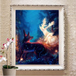 5D teemanttikandid T&auml;isruudukujuline maalimine Maastik Kodukaunistus Mosaiik Teemantkunst Full Round 20X30CM