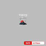 Maastikumaastiku plaastrid triigitud &uuml;lekandega Hawaii ranna puhkusemaastiku jaoks termilised kleebised Soojus&uuml;lekande kleebiste aplikatsioon