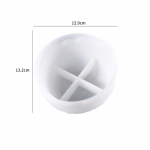 L&auml;bipaistev silikoonvormis kuivatatud lillevaik Dekoratiivne k&auml;sit&ouml;&ouml; meisterdamise panipaik Suur kauss Epoksiidvaiguvormid ehete jaoks