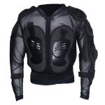 Mootorratta kogu keha kaitsev jope Motocross Racing seljaaju rindkere kaitsemantel L must