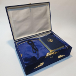 Luksuslik islami kinkekarp talle | Islami pulmakinkekomplekt | Islami s&uuml;nnip&auml;evakingitus | Koraani kingitus | Islami kingitus meestele | Kingitus isale tumesinine v&auml;rv