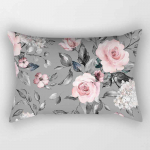 Troopilise taime lille ilu mustriga padjap&uuml;&uuml;r ristk&uuml;likukujuline v&auml;ike padjap&uuml;&uuml;r 50 cm x 30 cm 50*30cm