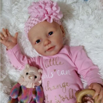 BZDOLL 55 CM 3D-v&auml;rviga naha n&auml;htavad veenid Silikoonist Reborn Baby Doll M&auml;nguasi T&uuml;drukule Bebe Veresooned Lisa Elus Riietu M&auml;ngumaja 55cm 3D-paint Skin Doll