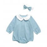 Beebit&uuml;druku Body koos juuksepaelaga &Uuml;heosalised v&auml;ikelapseriided Colorblock kombinesoon imikutele poistele t&uuml;drukutele 0-24M 73