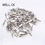 100 tk/karp hambaravimaterjalid poleerimishari v&auml;rv prof&uuml;laktika valge nailonklapi koonus 100pcs Mix