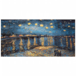 Van Gogh Starry &Ouml;ine &otilde;limaal l&otilde;uendi plakatid ja v&auml;ljatr&uuml;kid Kuulsad impressionistlikud kunstipildid kaasaegse elutoa sisekujunduse jaoks 30x60cm