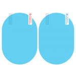 2 tk auto vihmakindel l&auml;bipaistva kilega tahavaatepeegel Mitsubishi ASX Outlander Lancer Colt Evolution Pajero Eclipse Grandise jaoks valge