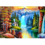 5D Teemanttikandid T&auml;is&uuml;mmargune puurlaev DIY Teemantmaaling Scenery Rhinestones Teemantmosaiik Kodukaunistus Seinakunst Kingitus Full Round 20x30CM