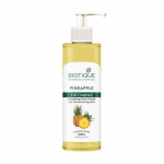 Pesugeel ananassiga: normaalsele ja rasusele nahale (200 ml), Ananassi&otilde;li kontrolliv vahutav n&auml;opesuvahend, Biotique 200 ml