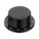 K&ouml;&ouml;gitaimer Patareid pole vaja Taimer Manuaalne roostevabast terasest mehaaniline p&ouml;&ouml;rlev magnetiline alarm must