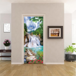 PVC kodusisustus Sissep&auml;&auml;suukse kleebis Vann Du&scaron;iruum Magamistuba Isekleepuv fototapeet Renoveerimisplakat Veekindel 77x200cm(cut 2pcs)