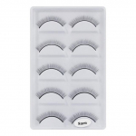 5 paari/komplekt kunstripsmeid K&auml;sitsi valmistatud treenivad ripsmed algajatele Ripsmete &otilde;petamine Silmapikendust&ouml;&ouml;riistade praktika 8mm