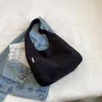 Yogodlns Casual velvetist &otilde;lakott naistele Suure mahutavusega ostukott S&uuml;gistalvine &uuml;lemise k&auml;epidemega kott &otilde;pilaste suured k&auml;ekotid 34x11x30cm must