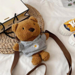 Naiste koomiksikaru plush-&otilde;lakott armas pehme daamide karusnahast kott naiste peokott v&auml;ikesele t&uuml;drukule j&otilde;ulukingiks mini seljakott