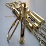 Partii 10 tk Golden Finish White Sand Timer v&otilde;tmer&otilde;ngas Nautical Nautical ripats