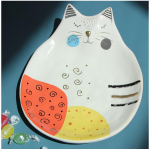 Les Tr&eacute;sors De Lily [A0177] - T&uuml;hi keraamiline kauss  Cats  valge mitmev&auml;rviline - 25x21x7 cm NA mitmev&auml;rviline