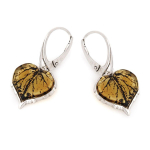 Les Tr&eacute;sors De Lily [R5543] &ndash; k&auml;sit&ouml;&ouml;nduslikud h&otilde;bedased liiprid 'Inspiration' Amber konjak (roodiumiga kaetud) - 15x15mm pruun