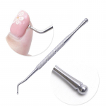 Silver Groove Pick Toe Finger Corrector Cuticle Pusher roostevabast terasest eemaldaja manik&uuml;&uuml;ri k&uuml;&uuml;nte t&ouml;&ouml;riistad