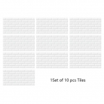 10 tk ristk&uuml;likukujulised lamedad punase tellise mustriga plaadid seinakleebis k&ouml;&ouml;gi &otilde;likindlad lauad kodukaunistusega koorimine ja; Kleepige PVC kunstitapeet 20cmX40cmX10pcs