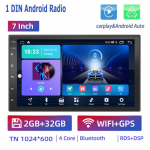 2din Android stereovastuv&otilde;tja autoraadio 9  universaalne GPS multimeediumipleier VW Nissan Kia Toyota Ford Honda 2+32GB jaoks 7inch,1+16GB