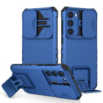 Samsung Galaxy S23 Ultra Case liugkaamera objektiivi soomuskaitse tugijala telefoni&uuml;mbrisele Samsung S23 S 23 Plus tagakaanele For Galaxy S23 sinine