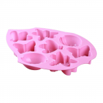 (Nikita) Lilleputukate seebivormid seebi valmistamiseks 3D lillelised silikoonvormid k&auml;sitsi valmistatud seepide jaoks vannipommid One Size roosa