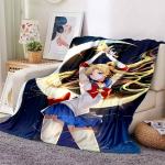 Sailor Moon Anime Mood Multifilm koletis Flanell kohev fliis Viskatek Lastele ja t&auml;iskasvanutele Kingitus Diivan Reisid 150cm x 200cm