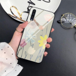 Lillede ja taimede &uuml;mbris Samsung Galaxy A71 A72 A70 A73 A53 A13 5g A03 A22 A21s A03 Core A42 A52 klaasist kattega Coque Capa For Samsung A21S