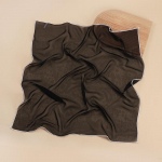 &Uuml;hev&auml;rviline taskur&auml;tik siidist kaelasallid naistele 70x70 cm v&auml;ikesed sallid ja m&auml;hised Bandana peasallid 70x70cm must