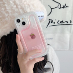 3D Virsik DIY Armas P&otilde;rutuskindel Tagakaas iPhone 13 12 Promax 11 14 Pro Max Plus jaoks Armas Joonisfilm &Otilde;nnelik Naeratus Telefoni&uuml;mbris Capa For iphone 14promax
