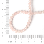 4 mm naturaalsed roosad kristallhelmed lahtised &uuml;mmargused kvartshelmed ehete valmistamiseks DIY k&auml;ev&otilde;ru kaelakee k&otilde;rvar&otilde;ngas 4mm approx 93pcs roosa