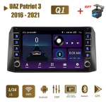 UAZ Patriot 3 jaoks 2016&ndash;2021 koos nupunupuga Androidi autoraadio multimeediumipleier Navigatsioon stereo GPS 2 Din 1+16 GB 1+16GB