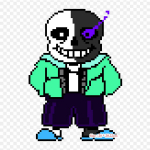 Pixel Sans Undertale Undertale Pikselkunst Pealekandmiskleepsud Isetegemiseks Soojus&uuml;lekandega Riided Termokleebised Dekoratsioon Tr&uuml;kkimine