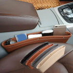 Vastupidav PU-nahast reisip&uuml;&uuml;dja ​​kasti autoistme piluga tasku hoiustamishoidikute nagid pruun