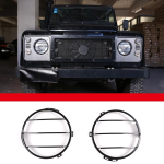 Auto esitulede tagalaterna kaitsekate Land Rover Defender 2014 jaoks - auto tuledekoratsiooni v&auml;liskesta Headlight Cover gray
