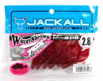Jackall Soft Lure Waver Shrimp Saltwater 2,8 Inches Red (5076)