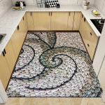 Munakivist Beach Starfish vaibad elutoa dekoratiivsed vaibad, uksematid, k&ouml;&ouml;k, vannituba, libisemiskindel p&otilde;randamattide ala vaip 80x120cm