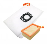 Filtrikotid Karcher MV4 MV5 MV6 WD4 WD5 WD6 Karcher WD4000 kuni WD5999 jaoks, osa nr 2.863-006.0 asendamine heleroheline v&auml;rv