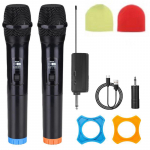 VHF traadita mikrofoni d&uuml;naamilised k&auml;eshoitavad mikrofonid 6,35 mm3,5 mm jack-karaoke mikrofon koos laetava vastuv&otilde;tjaga pulmapeo kirikuklubi v&otilde;imendiga