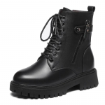 Martin Boots Naiste talve pluss samet paksud lumesaapad Lamedad puuvillased saapad soojad l&uuml;hikesed saapad sametkingad 35 must