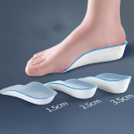 1 paari pakett T&auml;iustatud ventilatsiooniga Unisex kanna t&otilde;stetavad sisestused sisetalla k&otilde;rguse suurendamiseks 1.5cm sinine